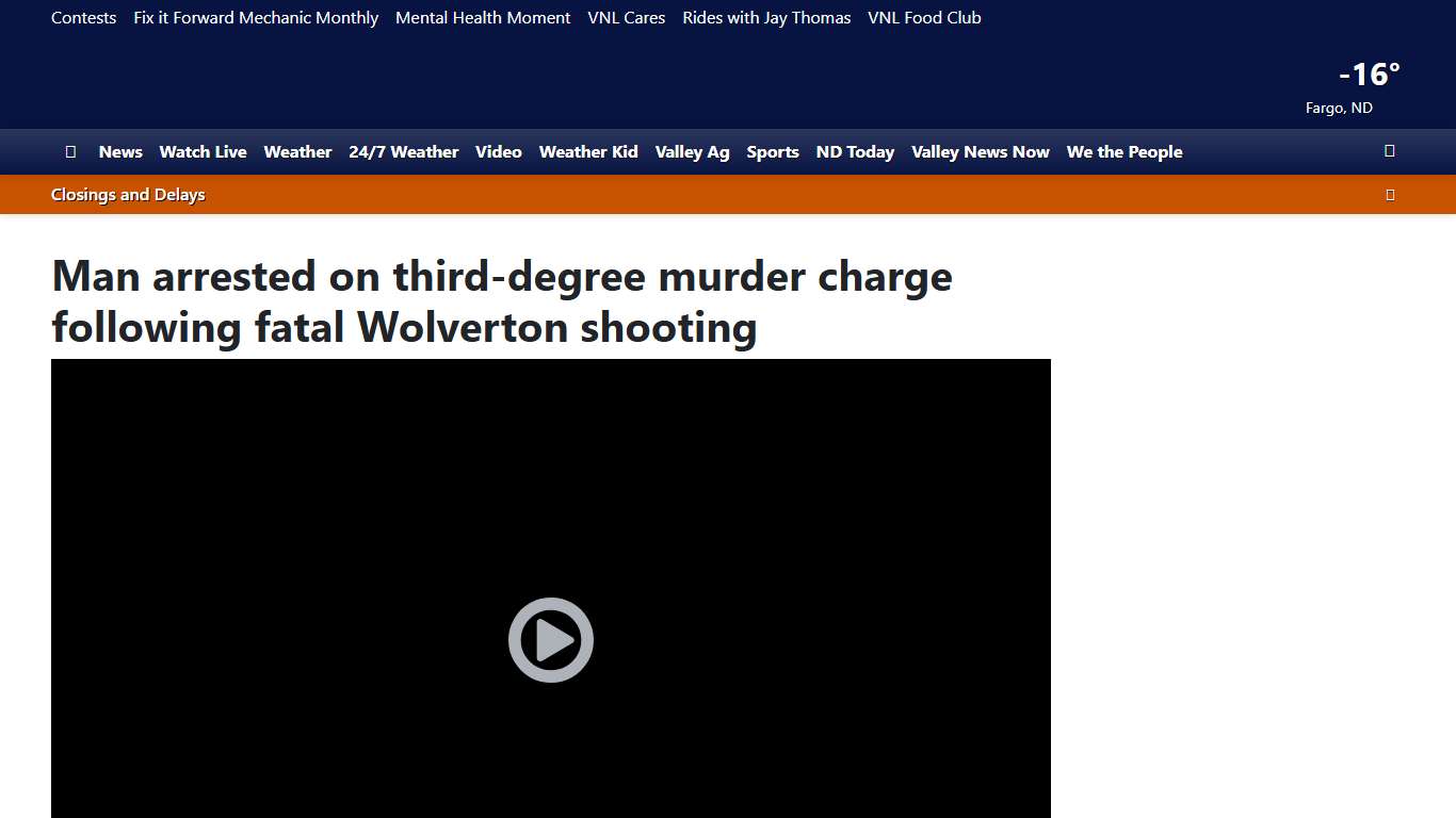 Man arrested on third-degree murder charge following fatal Wolverton shooting